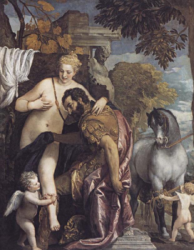 Paolo Veronese Mars and Venus United by Love